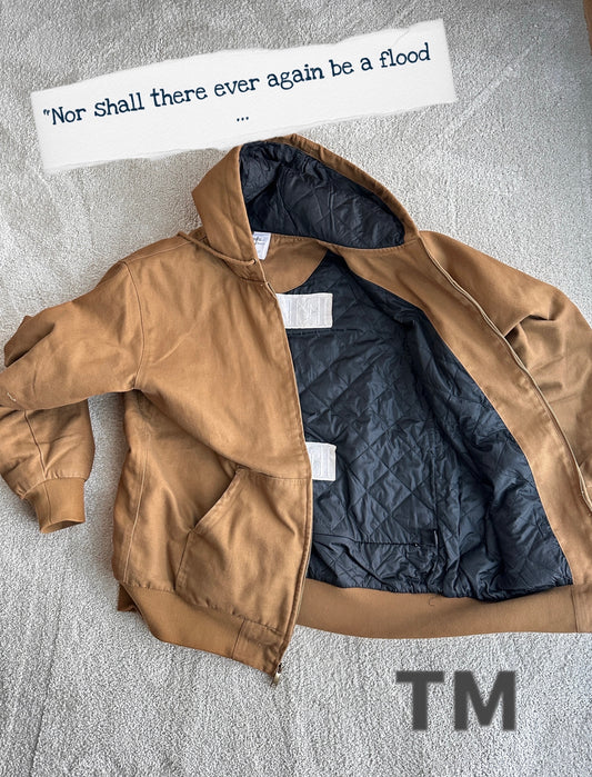 Raveii "FLASH FLOOD" Insulated Canvas Work Jacket - White