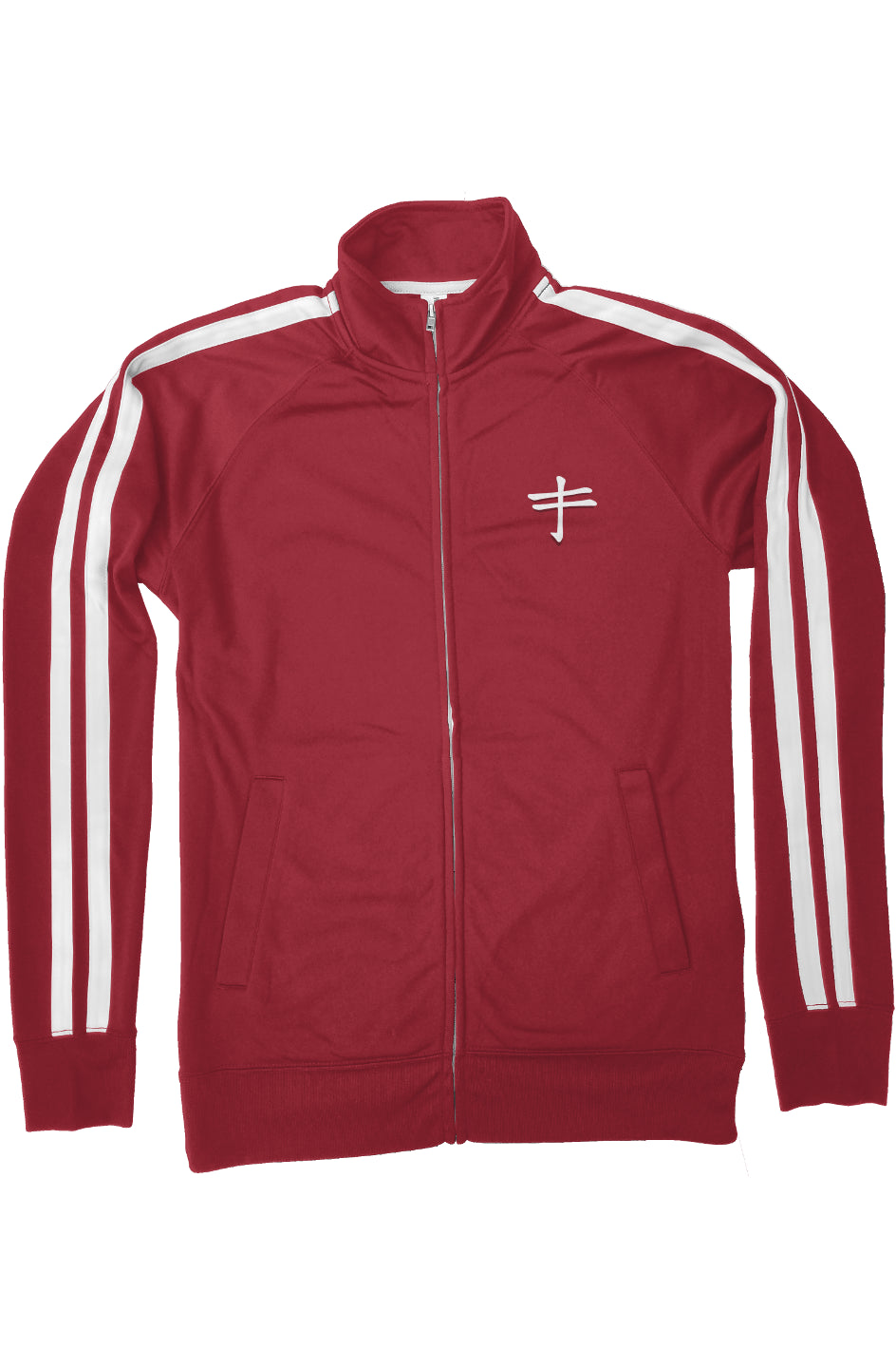 "Stripes" Track Jacket - Red