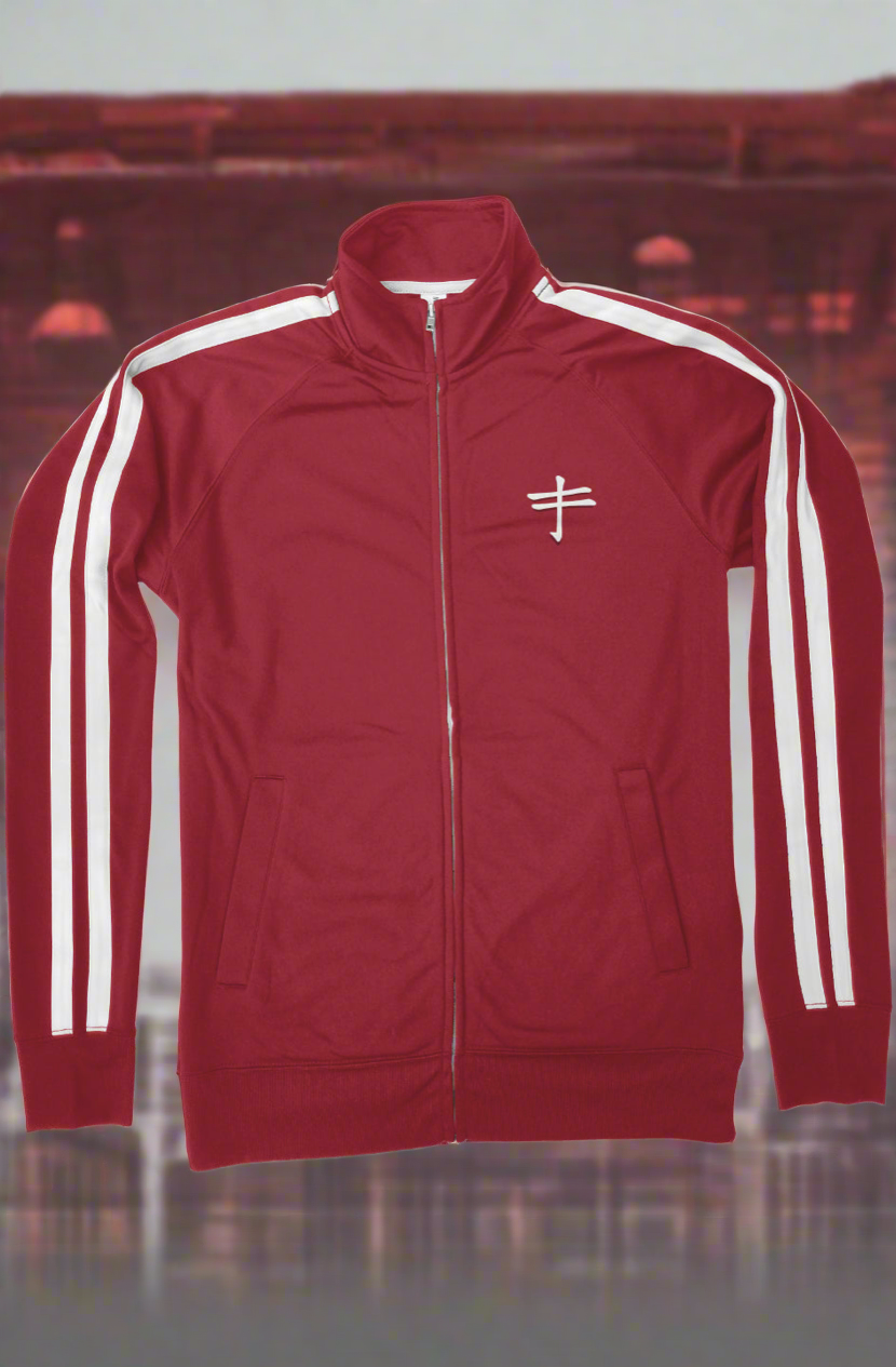 'Red Lotus' Track Jacket - Red