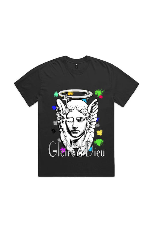 Gloire à Dieu Shirt - Splatter Art